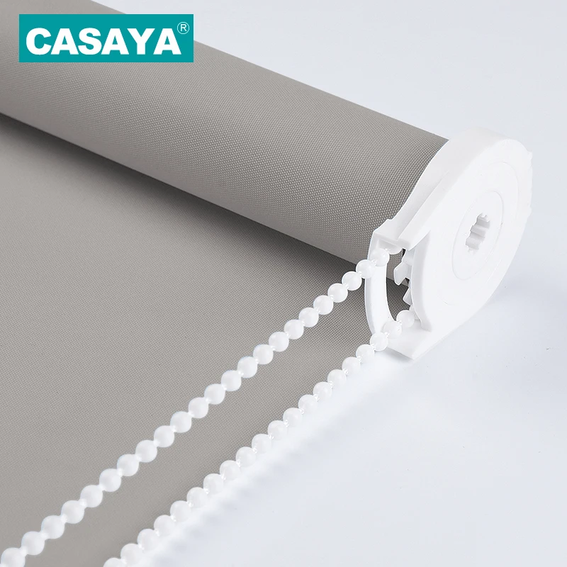 CASAYA gris persianas enrollables sistema de perforación Oficina cocina cama habitación media sombra o persianas de pantalla completa tamaño personalizado CASAYA gris persianas enrollables sistema de perforación Oficina cocina cama habitación media sombra o persianas de pantalla completa tamaño personalizado