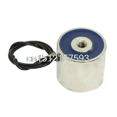 

32mm x 30mm 18N Sucked Type Round Solenoid DC 12V 0.2A