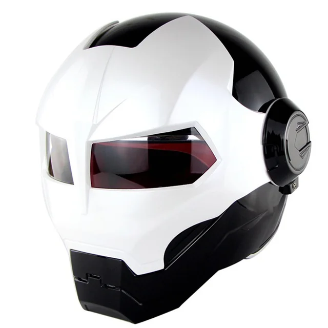 Caliente negro masei Ironman Hombre de Hierro moto rcycle cara