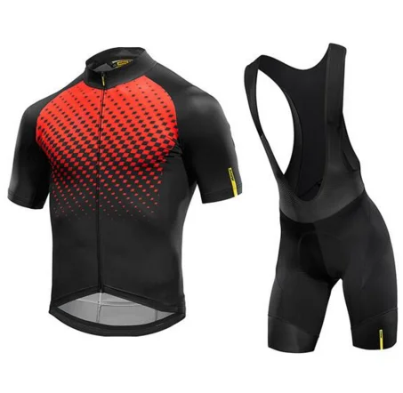 2018 Mavic Cycling Jersey Short Sleeves Summer Set Bike MTB Clothing Ropa Ciclismo Cycle Clothing Sports Wear uniformes Suit