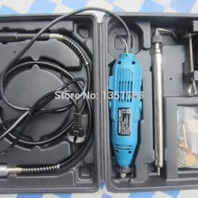 Горячая Распродажа поворотный Полировка набор инструментов с пластиковый корпус, ювелирные изделия слесарный и машина с rpm 8000-30000r/мин