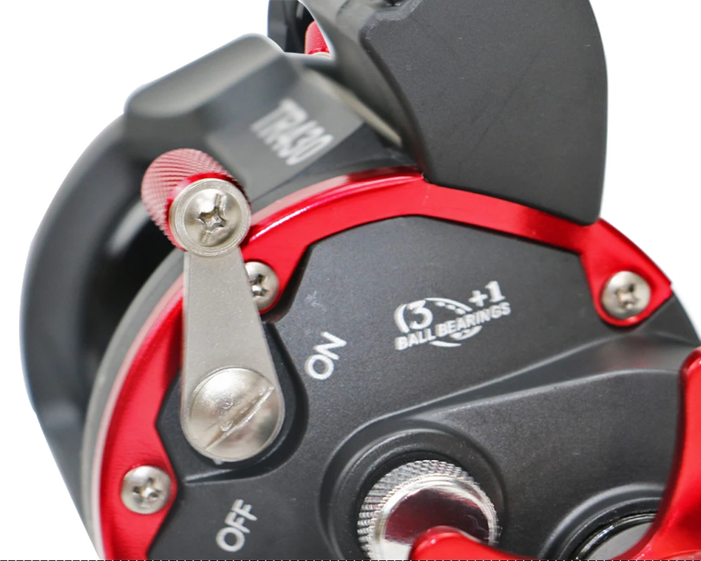 Roda de Pesca com Contador Carretel de Pesca Carretel de Pesca de Fundição 3 + 1bb Ai-shouyu Tambor Digital Barco Sistema Magnético 10-12 1 kg de Fundição 4.1: 7 Cheap Carretilhas de pesca