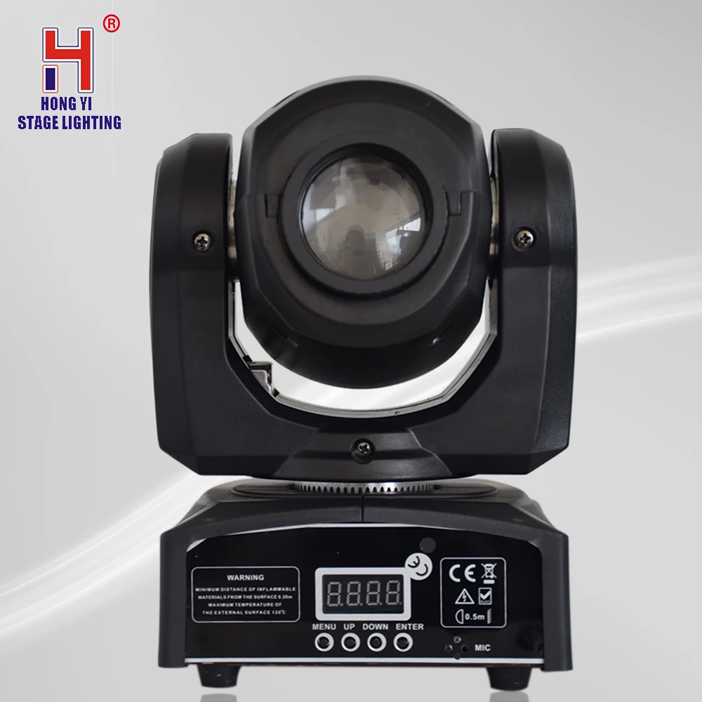 Mini Moving Head 10W Spot Light Gobos Effect 7 Color With Gobo Effect