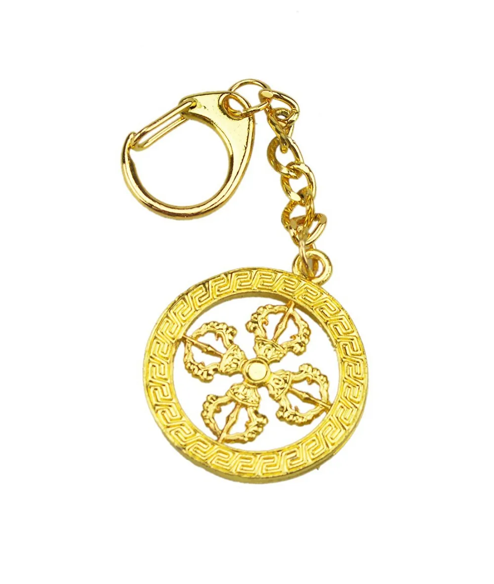 

Feng Shui Protection Keychains Cross Dorje Key Chain (Vajra Keychain) AA1191