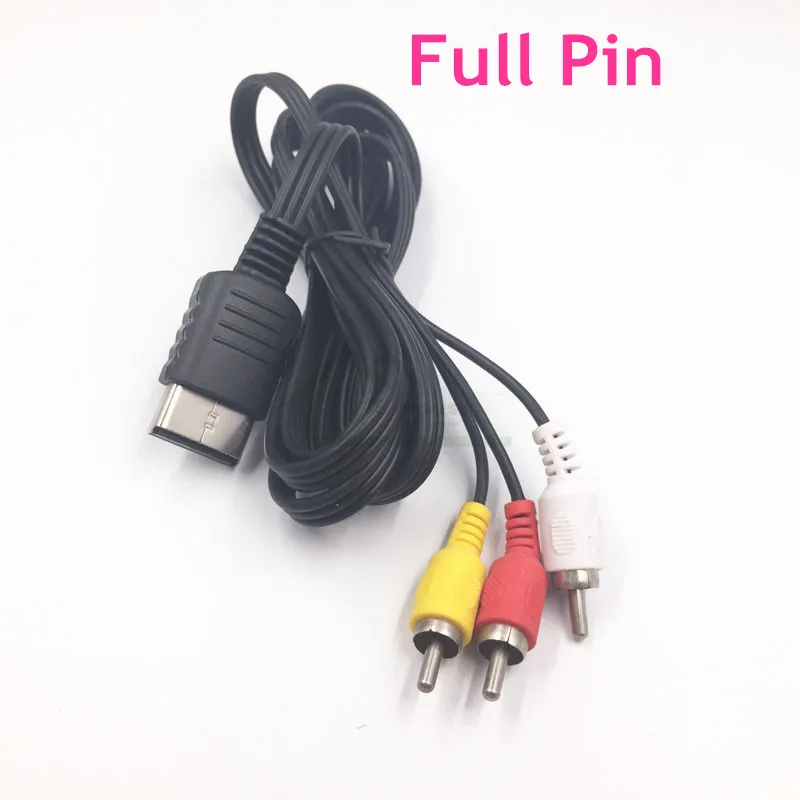 Full Pin Composite RCA AV Cord Stereo Composite Audio Video TV Adapter