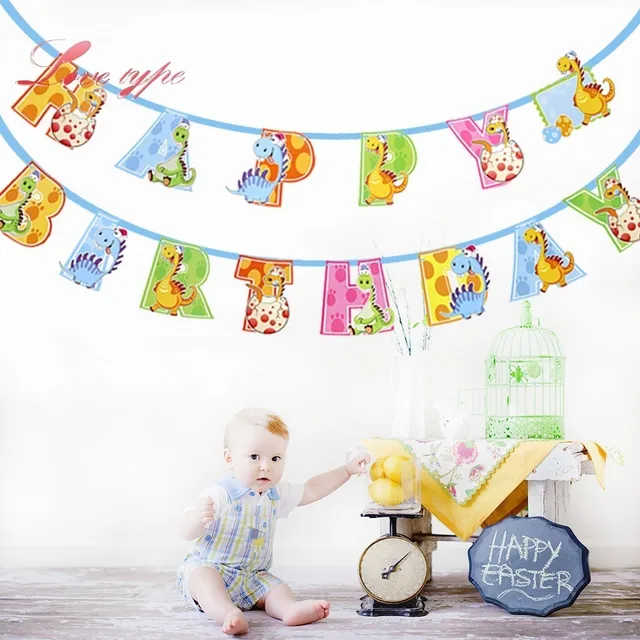 1set cute dinosaur happy