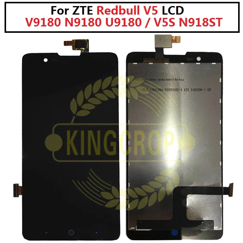 ЖК дисплей с сенсорным экраном и дигитайзером в сборе для ZTE Redbull V5 V9180 N9180 U9180 / V5S
