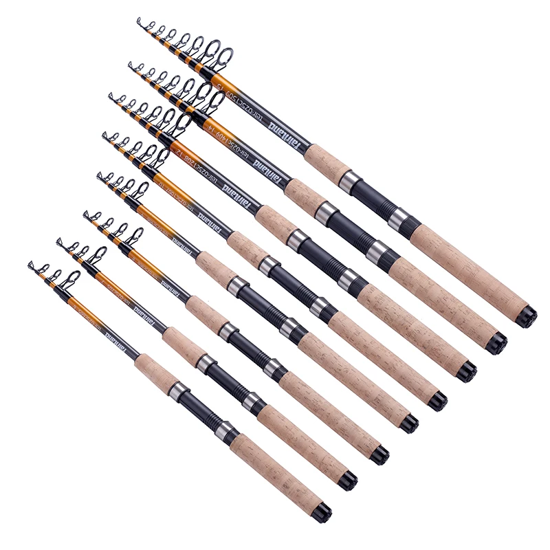 Fairiland Carbon Fiber Telescopic Fishing Rod 1.8m 2.1m 2.4m 2.7m 3.0m 3.6m 4.2m 4.5m Spinning