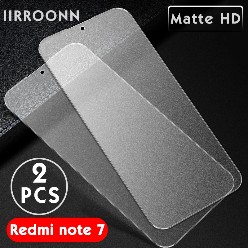 2 шт, матовое закаленное стекло для Xiaomi Redmi Note 7 6 Pro, Защита экрана для Xiaomi Redmi note7 pro, Защитное стекло для Redmi 7