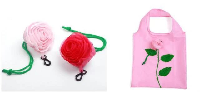 Сумка для покупок Женская Роза для женщин со складным многоразовым складыванием Personnalis Сумка-тоут тканевая бумажная ручка тканевые сумки большие хлопковые