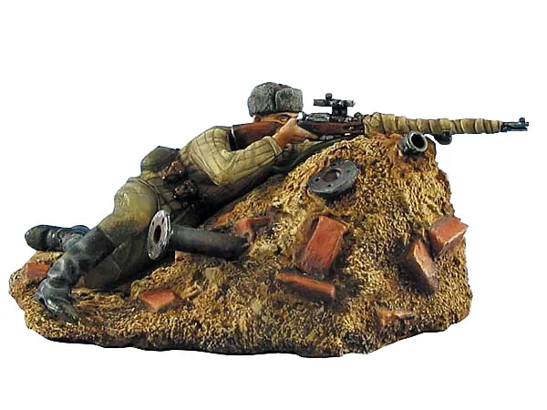 

1/35 Resin Figure Building Kit Soviet Sniper (contain base)
