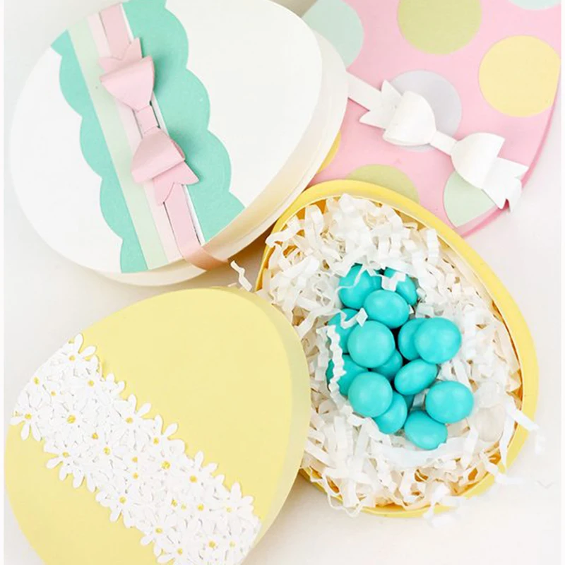 

JC New Metal Cutting Dies for Scrapbooking Dies Cut Egg Circle Rectangle Album Folder Paper Card Making Template Stencil Craft