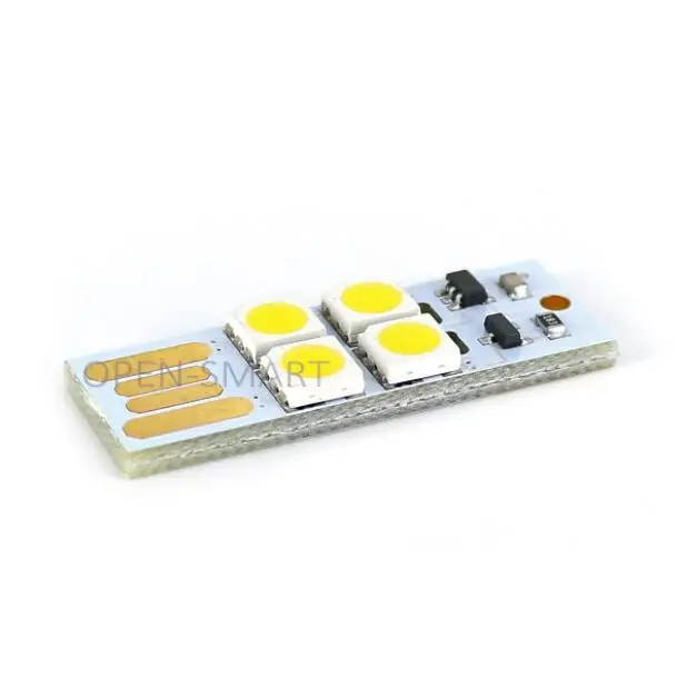 Компактный и компактный USB светильник с сенсорным управлением теплым белым