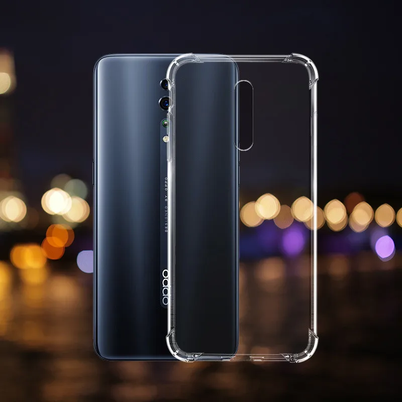 Airbag Bumper Clear TPU Case for OPPO R9 R9S Plus R15 R17 R15X K1 F11 F7 F9 Pro A7X A9X Realme 3 X Lite K3 Reno Z 10X Zoom |