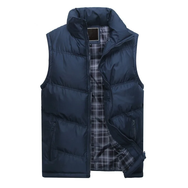 Men's Sleeveless Vests jacket 2017 New Winter Sleeveless Waistcoat