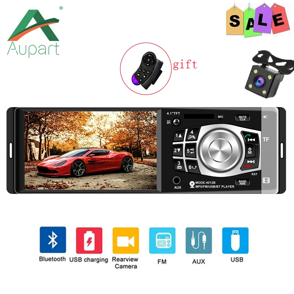 

autoradio car radio bluetooth stereo car audio oto teypleri rear view camera 4012b multimidia mp5 car player pantalla 1 din aux