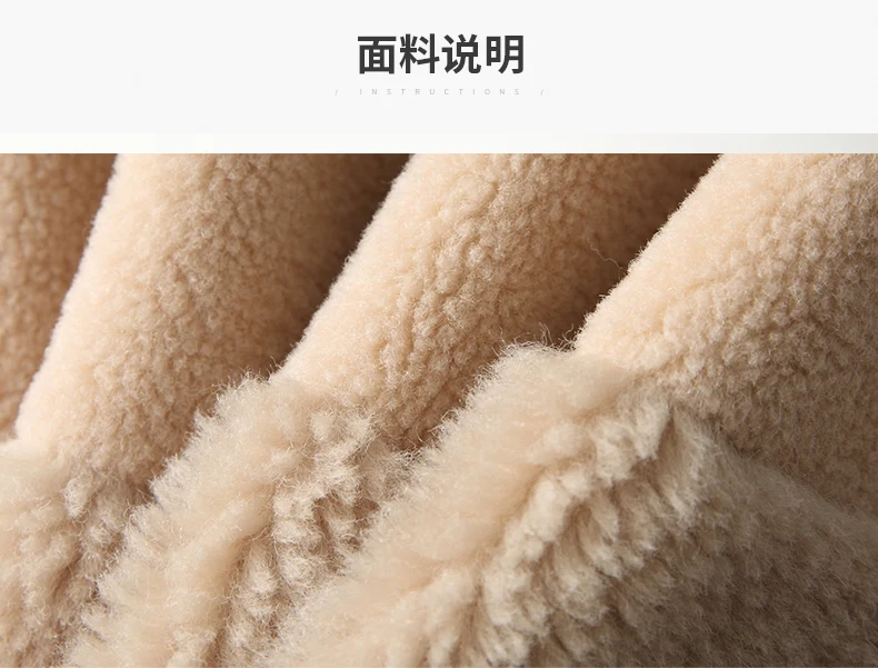 AYUNSUE натуральное меховое пальто для женщин, Воротник из лисьего меха, Длинная зимняя куртка, Корейская одежда, шерстяные меховые пальто и куртки CHQ19-1901-C KJ2514