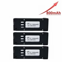 Original 800mAh 3.7v Battery For E58 S168 JY019 Lipo Battery RC Drone Quadcopter Spare Parts Replace Rechargeable Battery 3pcs original battery for xiaomi mi drone 4k 1080p rc fpv quadcopter drone spare parts 17 4v 5100mah lipo battery accessories