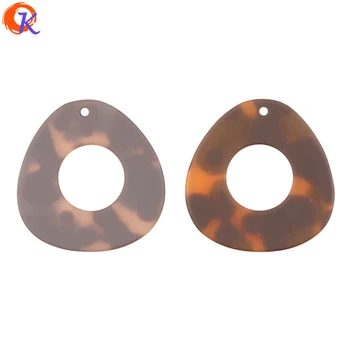 

Cordial Design 50Pcs 35*36MM Jewelry Accessories/Irregular Shape/Matte Leopard Print Effect/DIY Earring Making/Earring Findings