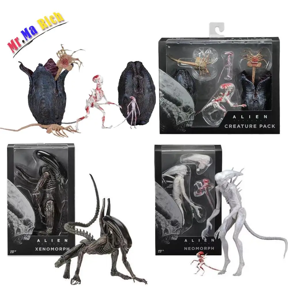 

Film Avp Aliens Vs Predator Figura Serie Alien Xenomorph Patto Neomorph Creatura Pacchetto Pvc Action Figure Model Toy Regalo