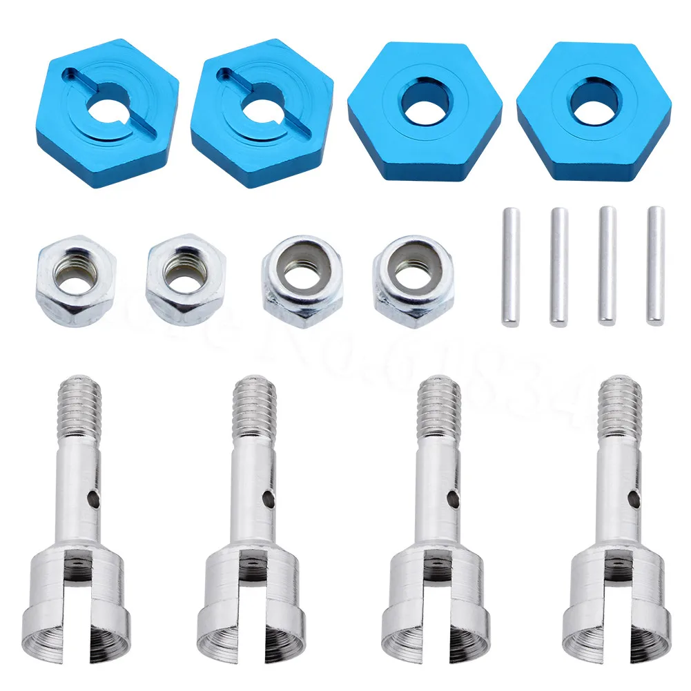 

Wheel Conversion Set Axle & 12mm Hex Dive Hub Turn 1/10 On Road for WLtoys 1/18 RC Car Upgrade Aluminum Parts