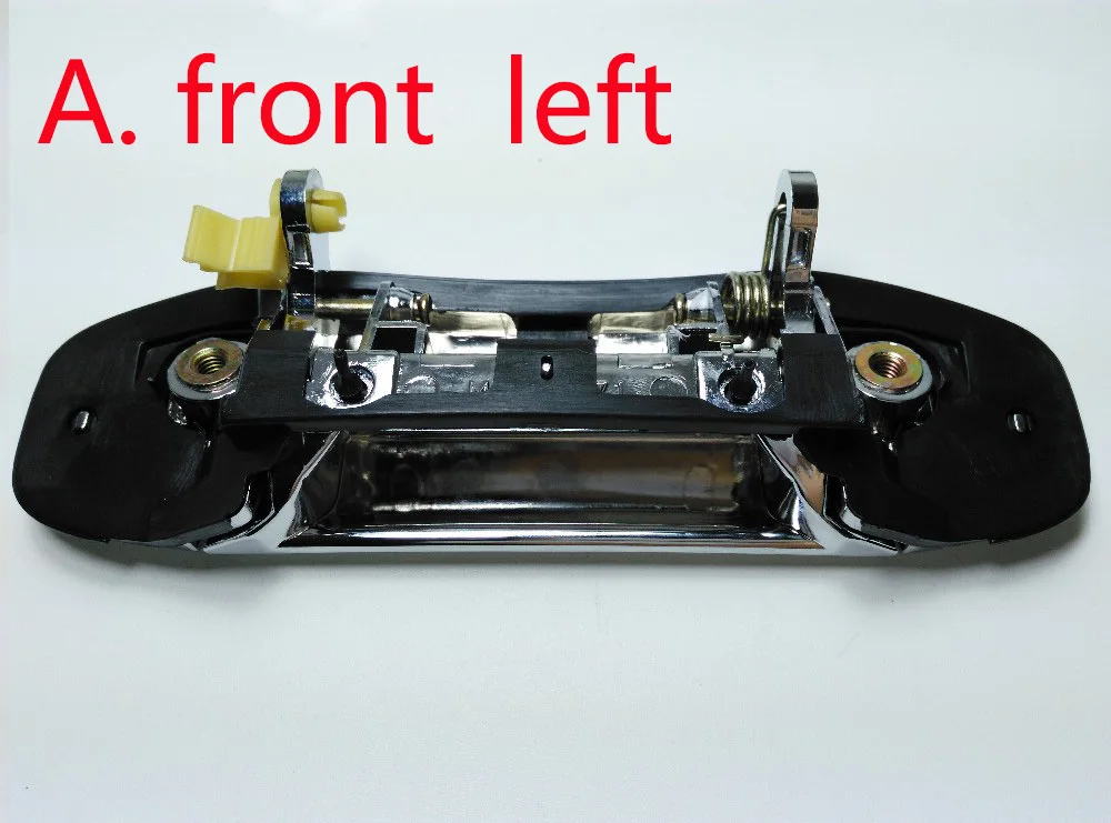 OEM:MR15687 Серебристая хромированная дверная ручка для Mitsubishi Pajero V31 V32 V33 V43 V44 V45 V46 1991