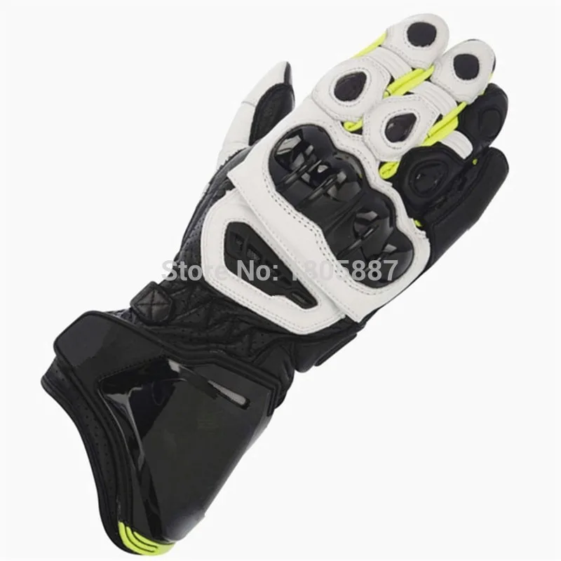Мото перчатки кожа GP PRO moto rcycle перчатки гоночные перчатки для вождения GP PRO moto rcycle кожаные перчатки мото rcycle защита - Цвет: Цвет: желтый
