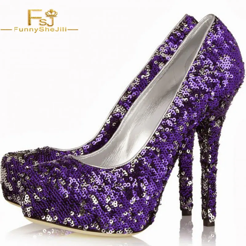 womens purple heels