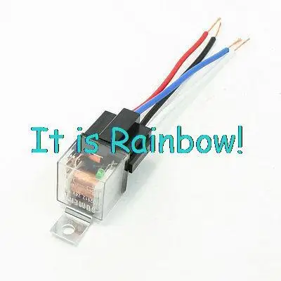 

Free Shipping DC24V 80 Amp 4P Plastic Socket Green Indicator NC SPST JD2912 Car Relay 10 Pcs