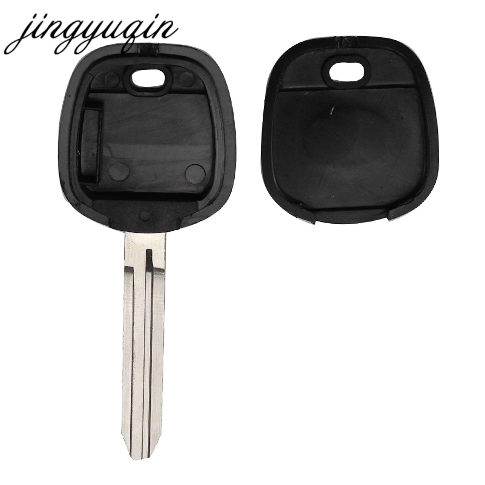 Jingyuqin 10 шт. TOY43/TOY48 неразрезанное лезвие ключа автомобиля транспондер ключ оболочки для Toyota без чипа Fob чехол Замена