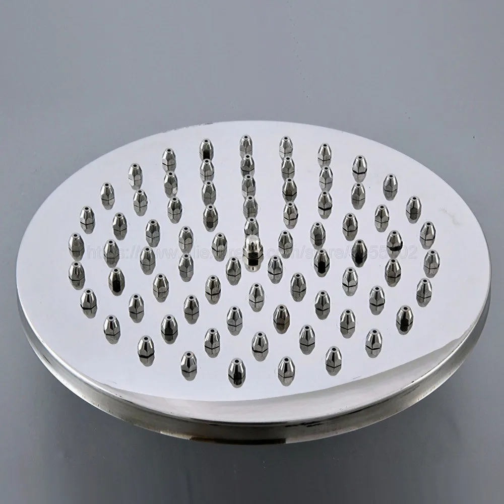 8 inch Round Modern Bathroom Rain Shower Head Polished Chrome Hose Top Shower Sprayer Bathroom Accessaraies zsh238