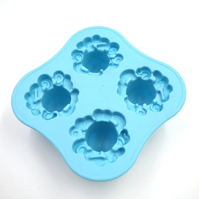 Funny New Tricks Party Drinking Mini Silicone Ice Trays 3D Octopus DIY Freeze Chocolate Molds Ice Cube Tray Mold Lattice