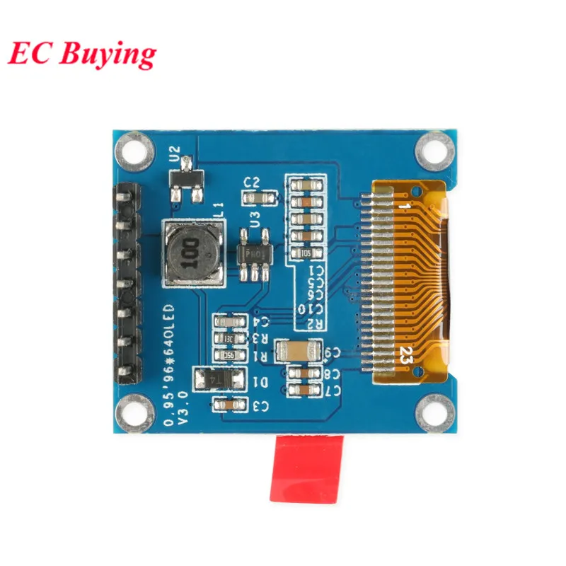 0 95 дюймовый IPS OLED дисплей модуль 96*64 RGB TFT для Arduino SSD1331 ЖК плата SPI полноцветный HD 7pin