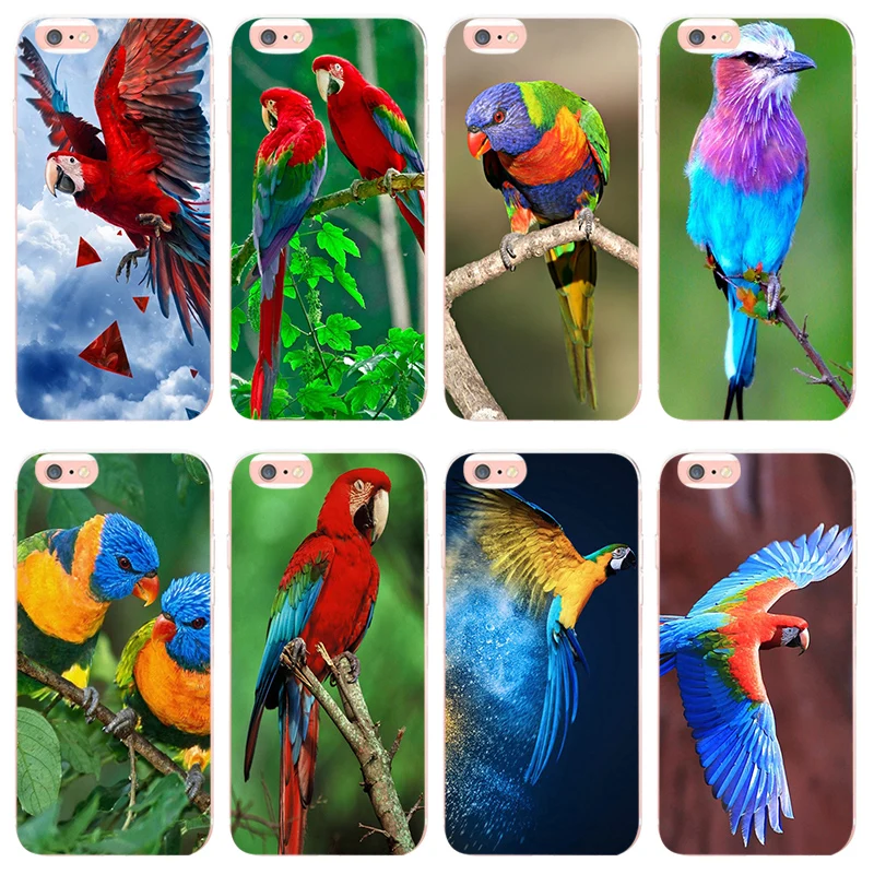 

MaiYaCa Animal Bird parrot for iphone 8 plus Coque Shell case For iphone 7 7plus X 8 8plus Mobile phone cover