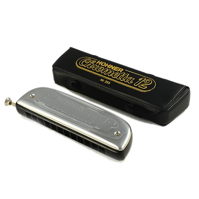 Германия оригинальная Хроматическая губная гармоника HOHNER 255/48 Chrometta 12 Ключ C/ключ G армоника рот Оганов губная гармоника HOHNER