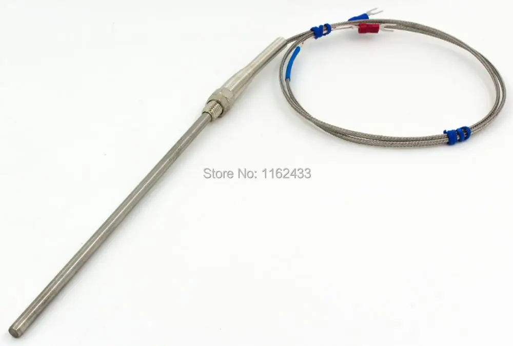 

FTARP07 K type 1m cable 150mm probe head thermocouple temperature sensor M8 thread CA-187
