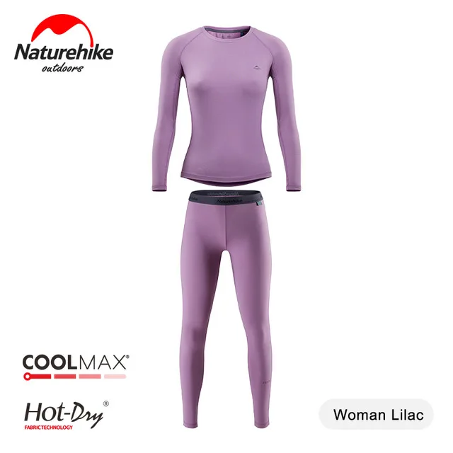 Naturehike Winter Warm Men Women Long Johns CoolMax Hot Dry Long