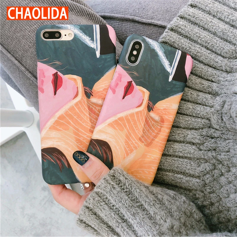 CHAOLIDA оптовая продажа PC Scrub Handphone Accesorios Para Celular для Iphone 6 6s 6splus 7 7plus 8 plus жесткие