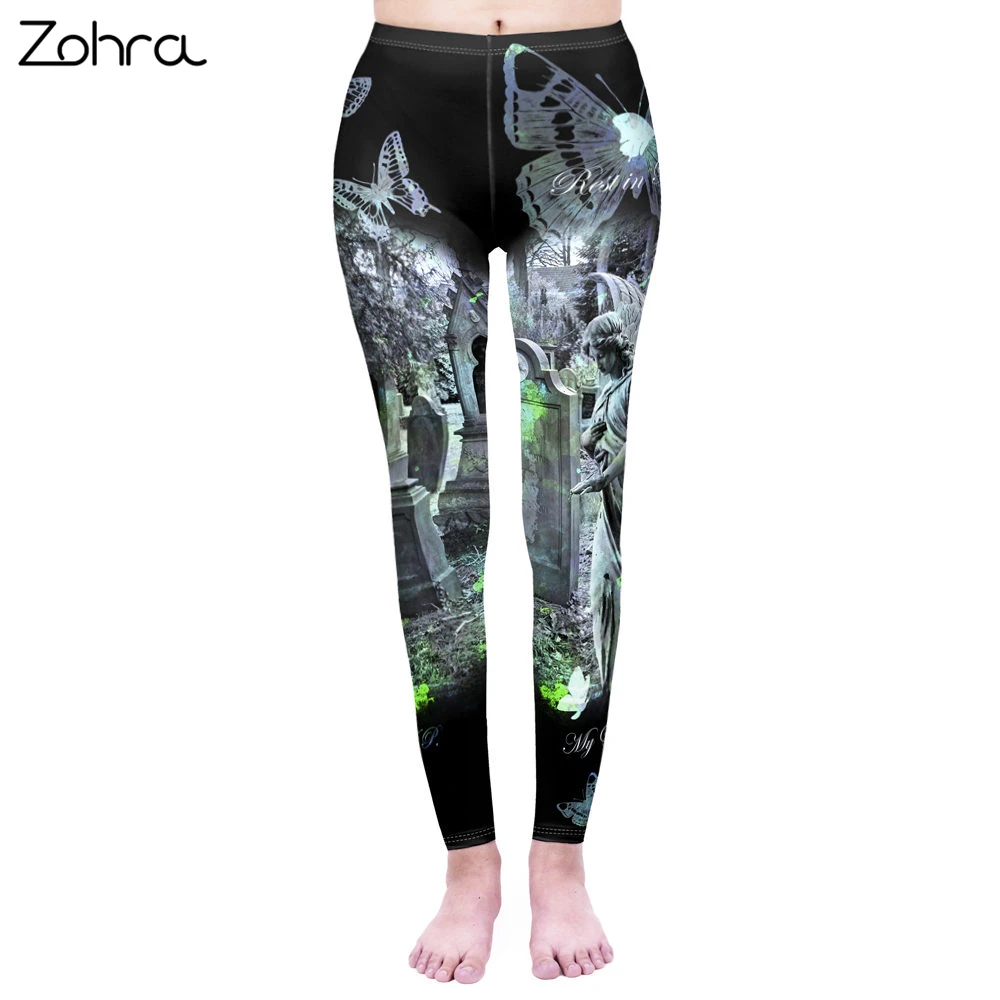 

Fashion Women Legging Magic Cats Printing leggins Punk Leggings Workou Legins Slim Fitness Pants