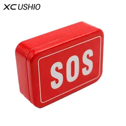 SOS коробка Survival Kit чехол аварийного оборудования из металла предупреждающий знак утка хранения Открытый Отдых Инструменты