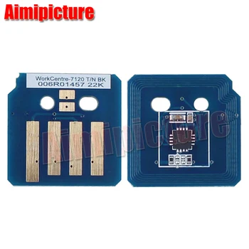 

006R01457 006R01460 006R01459 006R01458 Toner Cartridge Chip For Xerox WorkCentre 7120 7125 WC7120 WC7125 Chip 8pcs/lot
