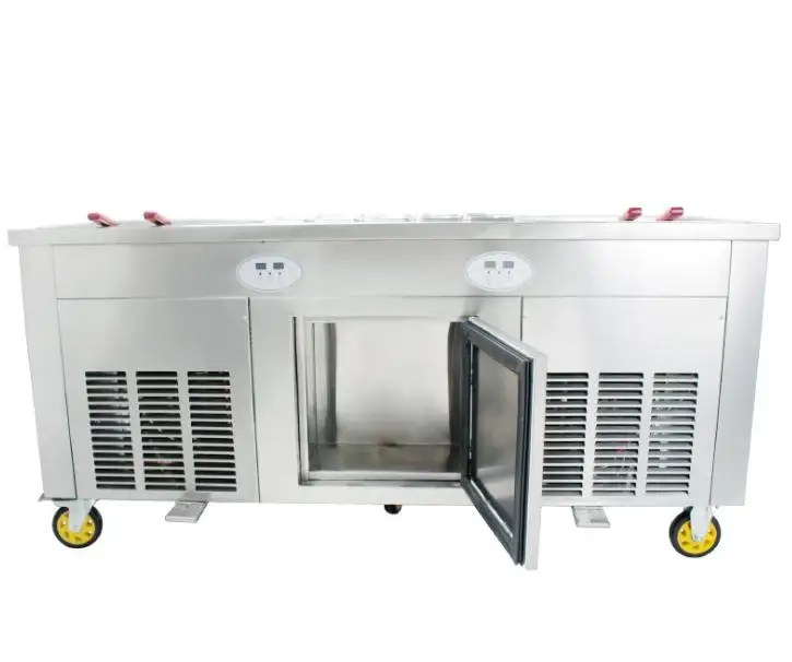 Бесплатная доставка CE R410 R404 машина для жарки мороженого с одной головкой 110 В |