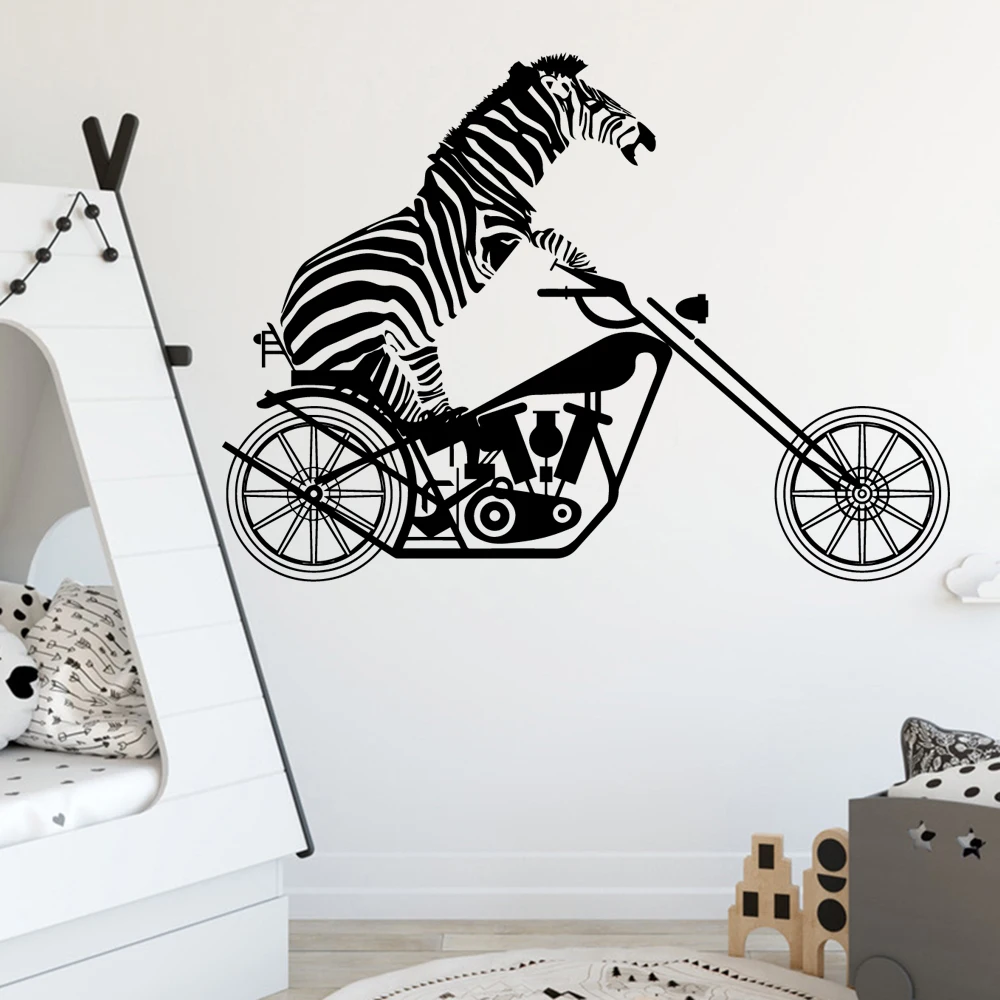 

Cute zebra Decorative Sticker Waterproof Home Decor For Kids Rooms Home Decor Sticker Decal Mural Living Room stickers muraux