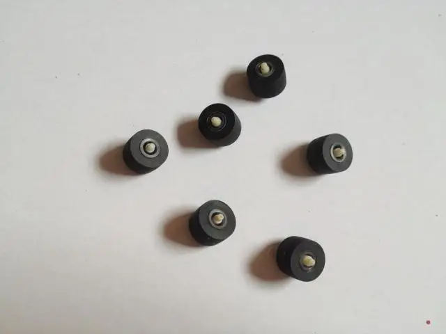 

10Pieces 1mm * 10mm * 6mm White Recorder Amplifiers Movement Pinch Roller