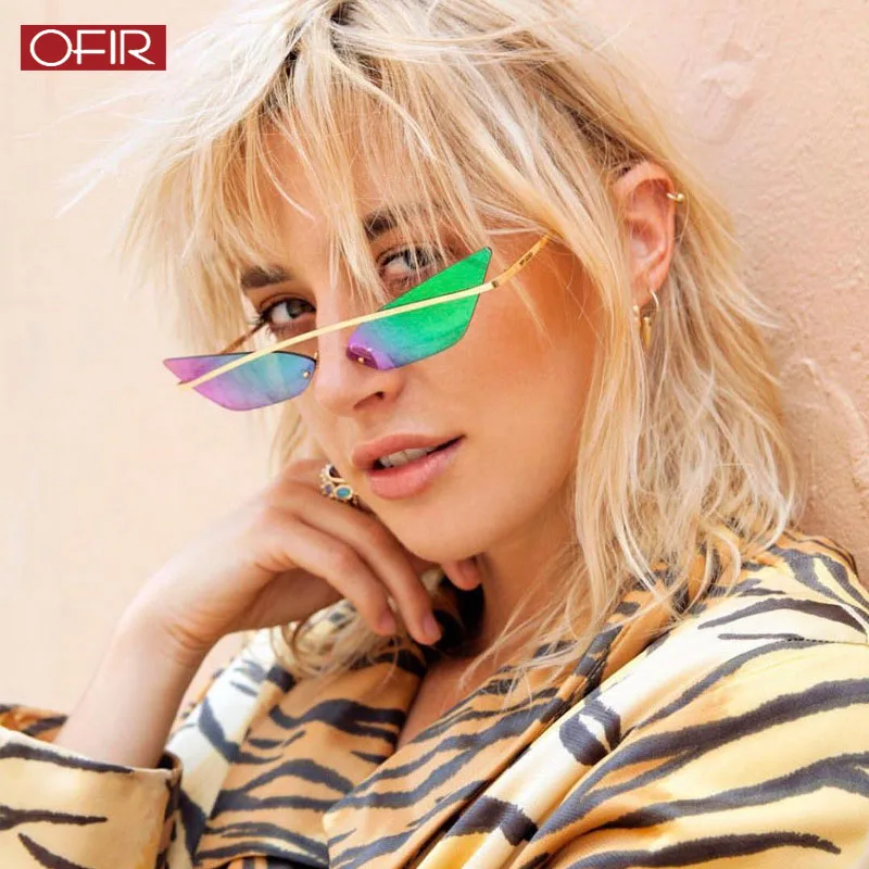OFIR 2018 модные солнцезащитные очки &quotкошачий глаз&quot для мужчин и женщин фирменный