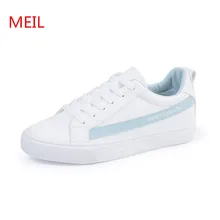 Белые кроссовки; обувь на платформе; сезон весна-лето года; модная женская обувь на плоской подошве; женская повседневная обувь Эспадрильи