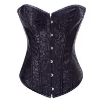 Floral waist training corsets corselet plus size espartilhos e corpetes steel boned corset corpetes e espartilhos corselete
