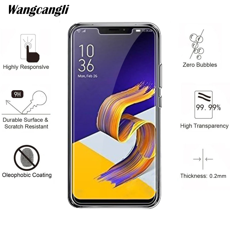 

Wangcangli Screen protective Tempered glass For ASUS ZS620KL 9H mobile phone glass Ultra-thin Anti-fall glass flim