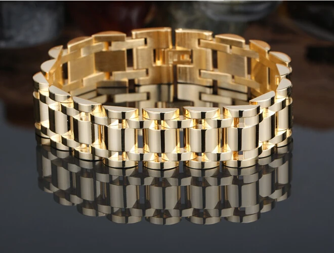 Tyrant Gold Jewelry Imitation Men S Rolex Bracelet High Tyrant Gold Jewelry Imitation Men S Rolex Bracelet High Grade Anium Steel Bangle In Chain Link Bracelets From