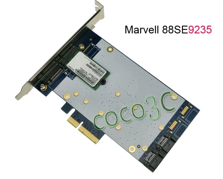 9835 PCI-e 2x TO NGFF SATA3 card